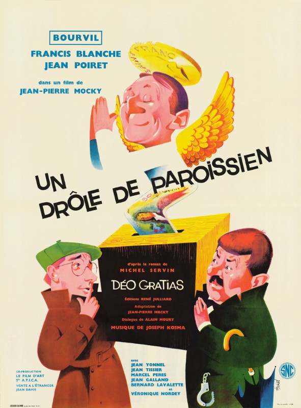 Affiche - UN DROLE DE PAROISSIEN - Ressortie 120x160cm