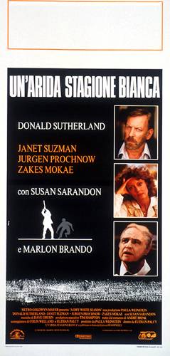Affiche - UNE SAISON BLANCHE ET SECHE - 33x71cm