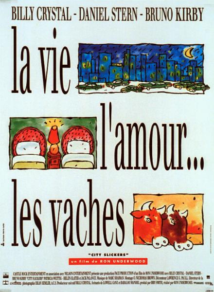 Affiche - VIE, L'AMOUR, LES VACHES - 40x55cm