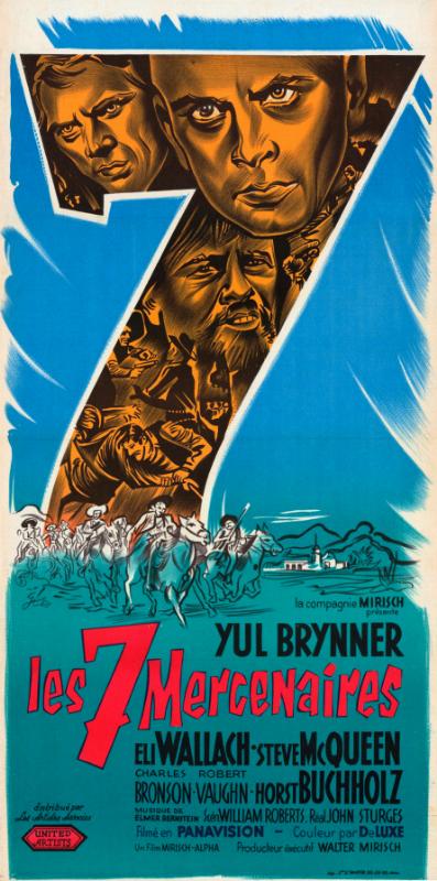 Affiche - SEPT MERCENAIRES (les) - 40x80cm