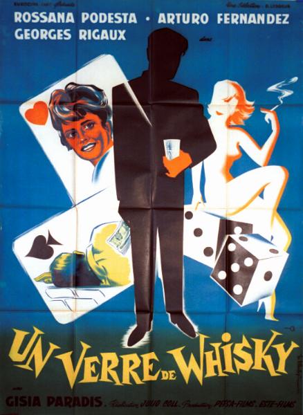 Affiche - UN VERRE DE WISKY - 120x160cm
