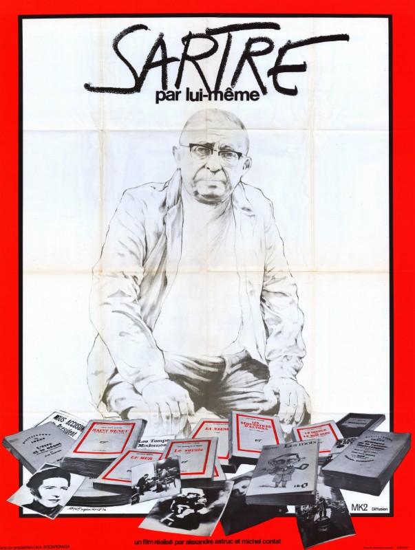 Affiche - SARTRE PAR LUI-MEME - 120x160cm