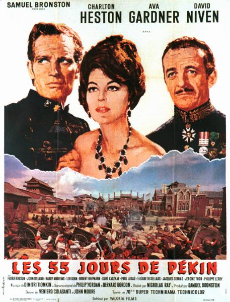 Affiche - 55 JOURS DE PEKIN (les) - 120x160cm