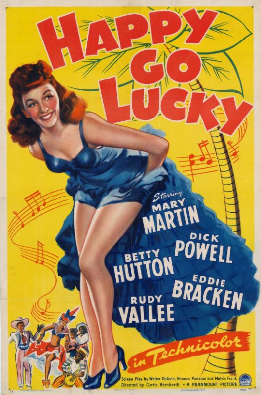 Repro 30x40cm - HAPPY GO LUCKY - U.S.