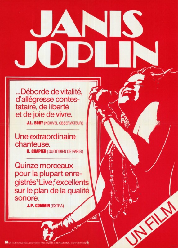 Affiche - JANIS JOPLIN - 60x80cm
