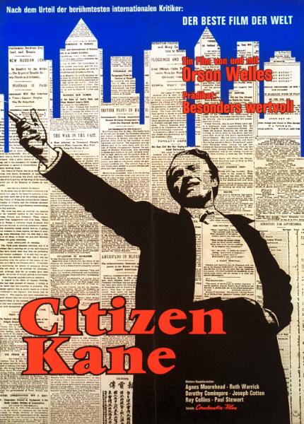Repro 30x40cm - CITIZEN KANE - Allemande