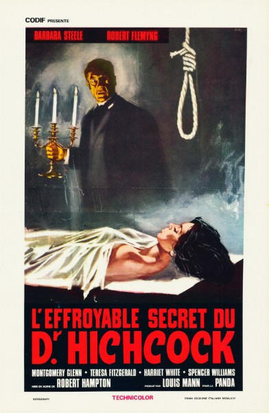 Affiche - EFFROYABLE SECRET DU DR. HICHCOCK - 40x55cm