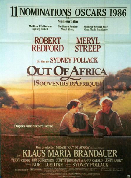 Affiche - OUT OF AFRICA - 120x160cm