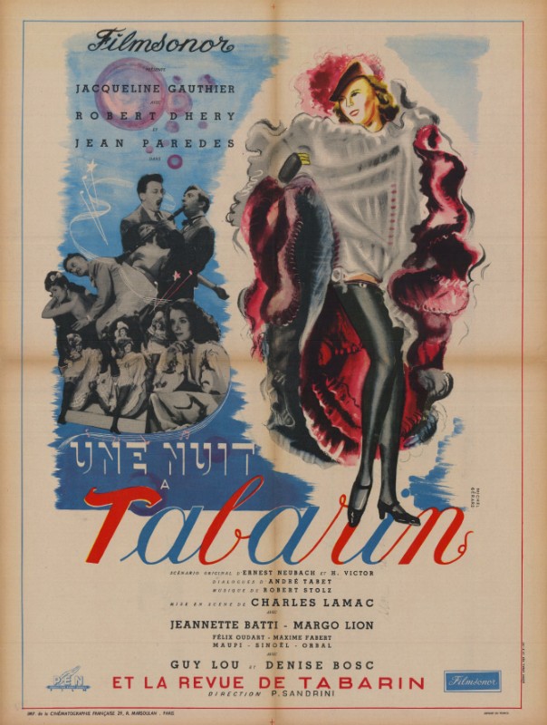 Affiche - UNE NUIT A TABARIN - 60x80cm