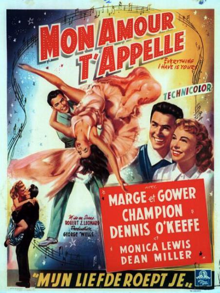 Repro 30x40cm - MON AMOUR T'APPELLE - Belge