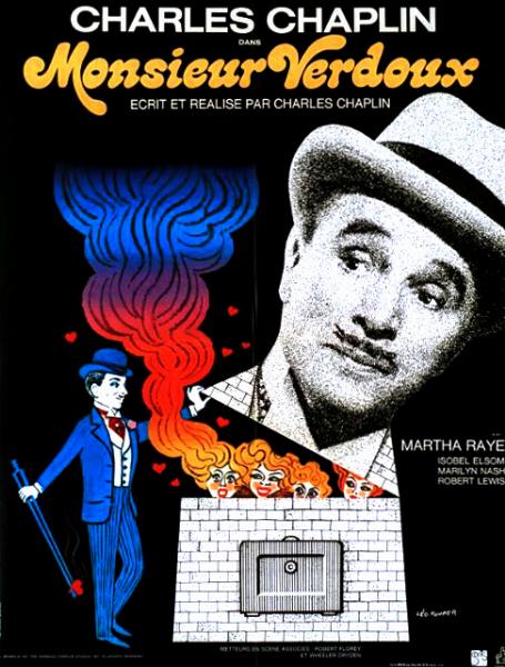 Affiche - MONSIEUR VERDOUX - Ressortie 60x80cm