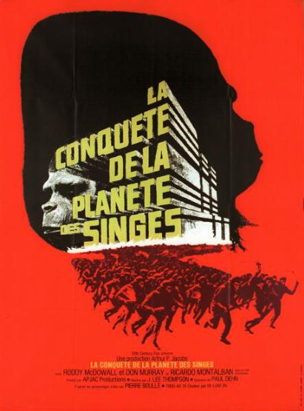 Affiche - CONQUETE DE LA PLANETE DES SINGES (la) - 120x160cm
