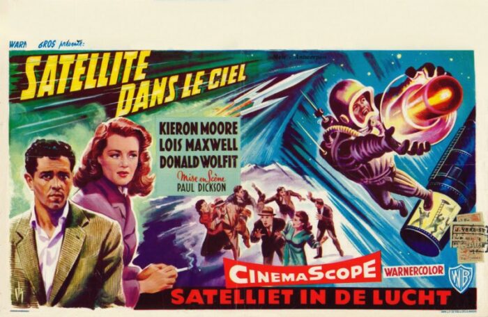 Repro 30x40cm - SATELLITE IN THE SKY - Belge