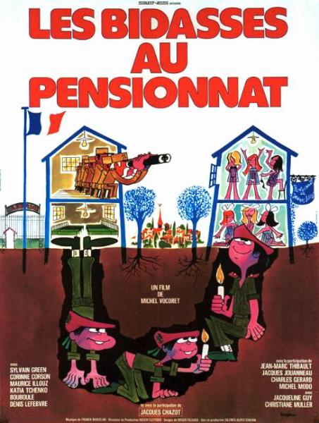 Affiche - BIDASSES AU PENSIONNAT (les) - 40x55cm