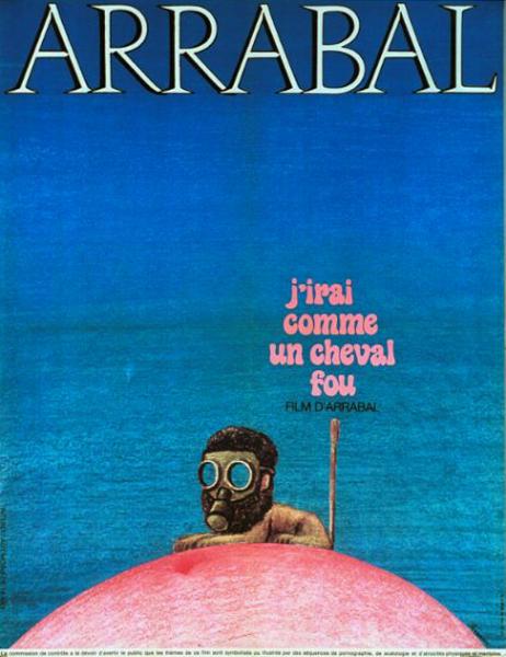 Affiche - J'IRAI COMME UN CHEVAL FOU - 60x80cm
