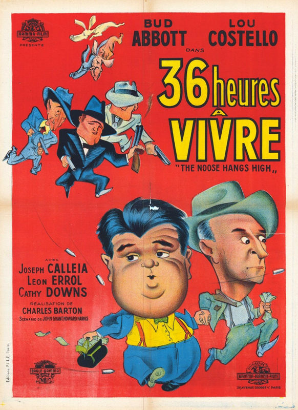 Repro 30x40cm - TRENTE SIX HEURES A VIVRE - Française