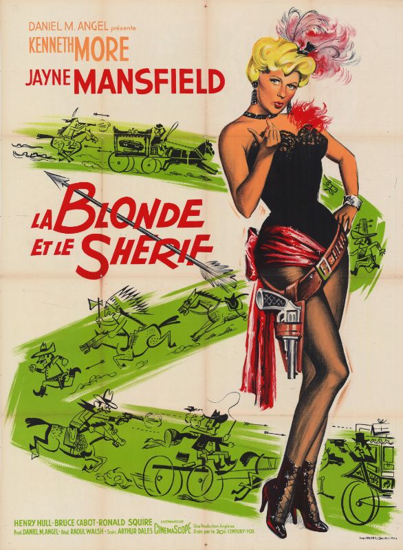 Repro 30x40cm - BLONDE ET LE SHERIFF (la) - Française