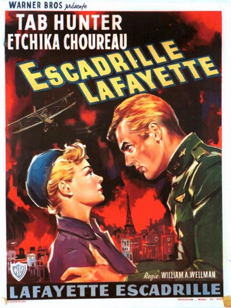 Repro 30x40cm - ESCADRILLE LAFAYETTE - Belge