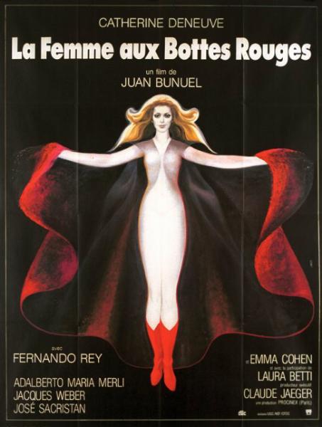 Affiche - FEMME AUX BOTTES ROUGES (la) - 120x160cm
