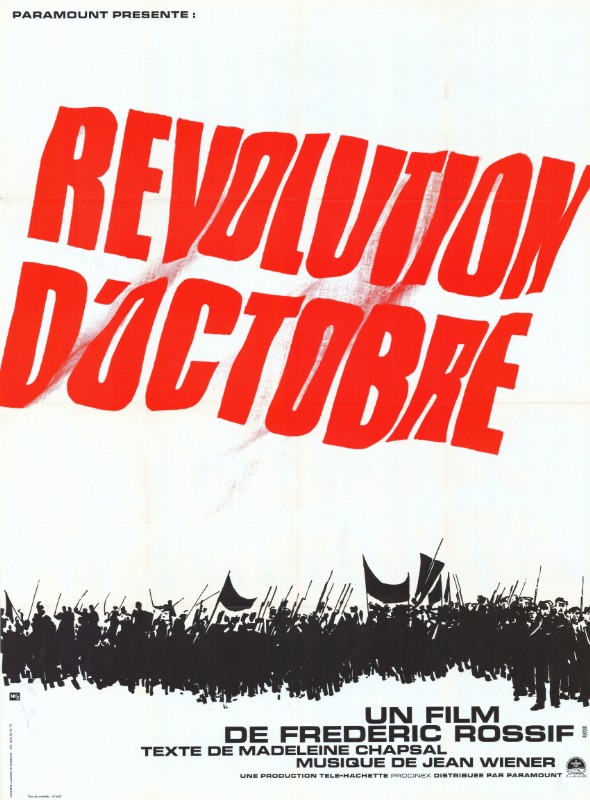 Repro 30x40cm - REVOLUTION D'OCTOBRE - Française