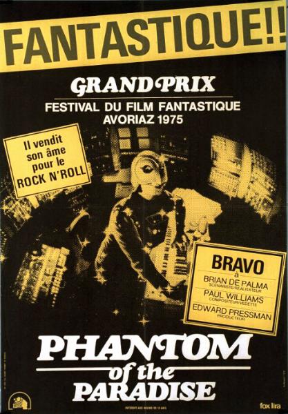 Repro 30x40cm - PHANTOM OF THE PARADISE - Française