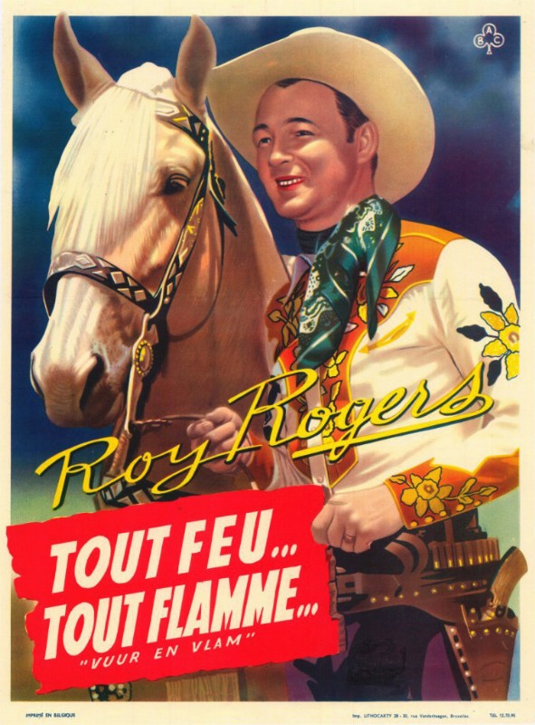 Repro 30x40cm - TOUT FEU TOUT FLAMME - Belge