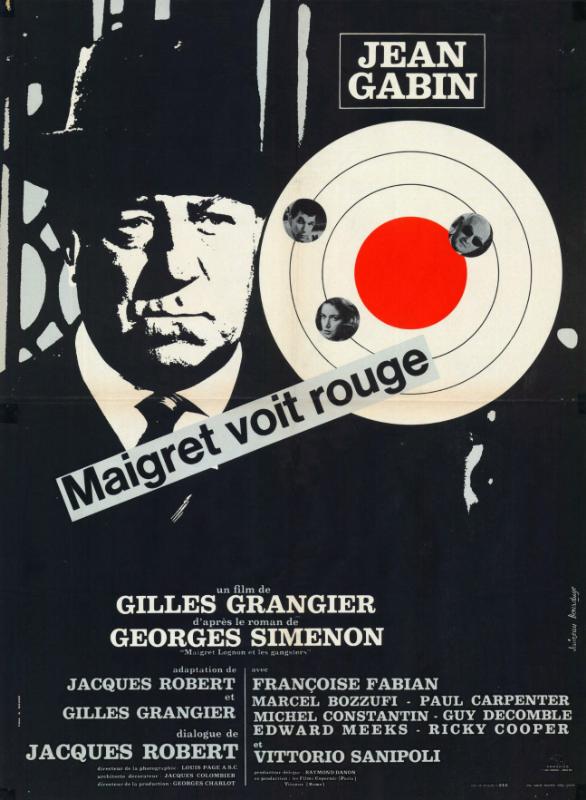 Affiche - MAIGRET VOIT ROUGE - 60x80cm