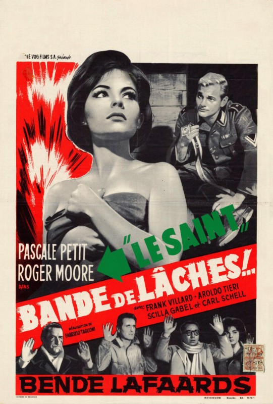 Repro 30x40cm - BANDE DE LACHES! - Belge