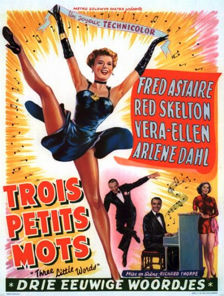 Repro 30x40cm - TROIS PETITS MOTS - Belge