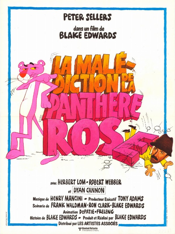 Affiche - MALEDICTION DE LA PANTHERE ROSE - 40x55cm