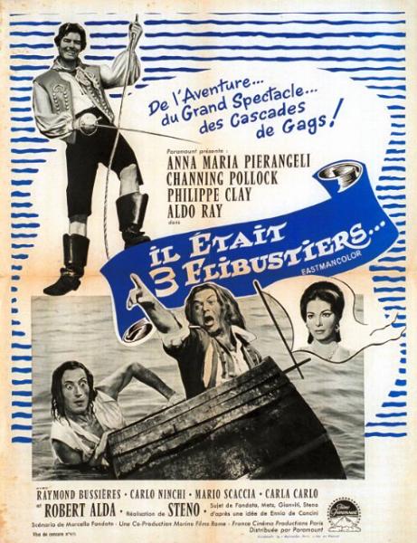 Affiche - IL ETAIT TROIS FLIBUSTIERS - 60x80cm