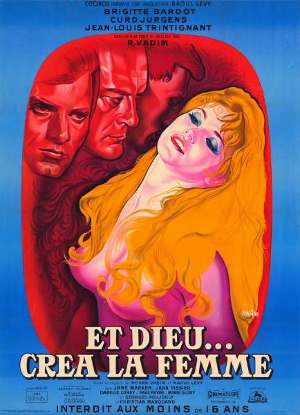 Affiche - ET DIEU CREA LA FEMME - 120x160cm