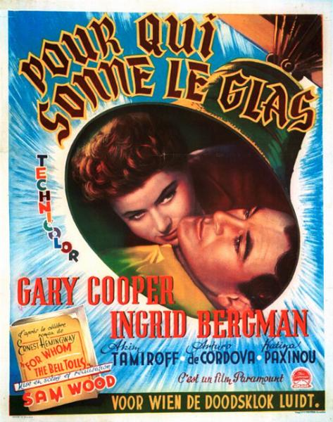 Repro 30x40cm - POUR QUI SONNE LE GLAS - Belge