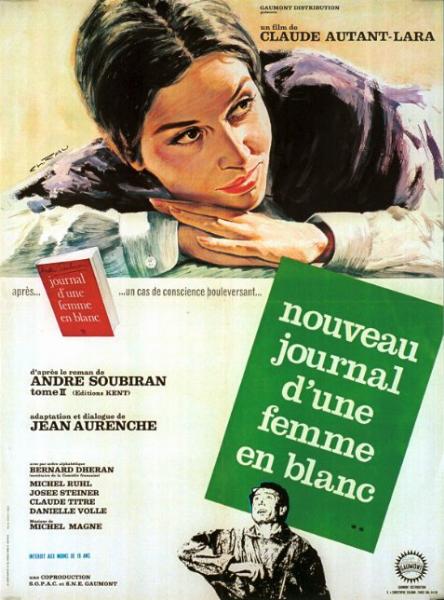 Affiche - NOUVEAU JOURNAL D'UNE FEMME EN BLANC (le) - 60x80cm