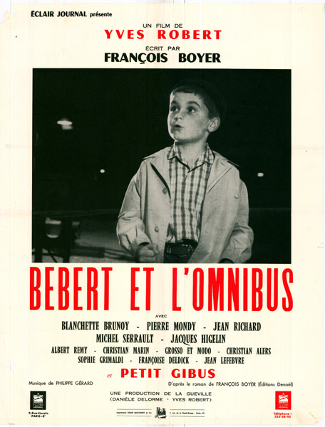 Affiche - BEBERT ET L'OMNIBUS - Ressortie 50x70cm