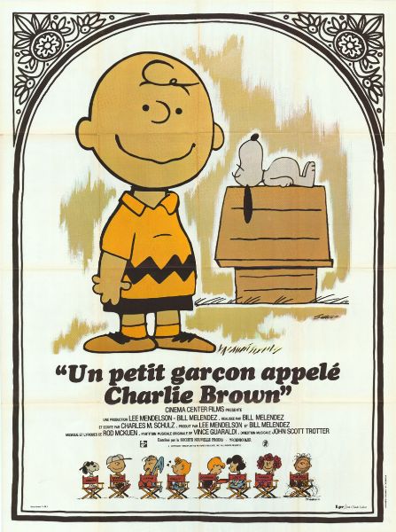 Repro 30x40cm - UN PETIT GARCON NOMME CHARLIE BROWN - Française