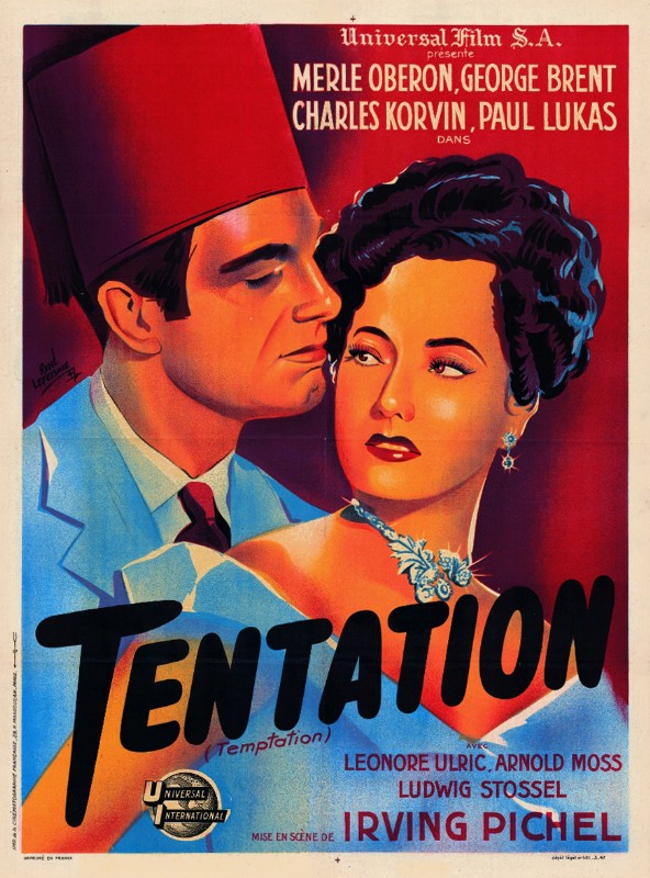 Repro 30x40cm - TENTATION - Française