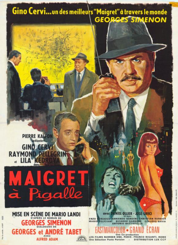 Repro 30x40cm - MAIGRET A PIGALLE - Française