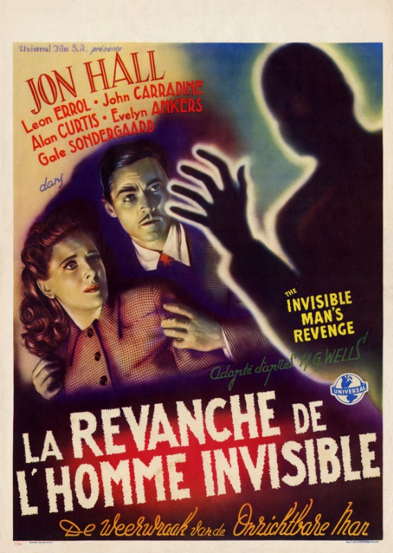 Repro 30x40cm - REVANCHE DE L'HOMME INVISIBLE (la) - Belge