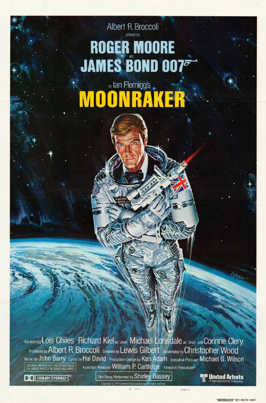 Repro 30x40cm - MOONRAKER - U.S.