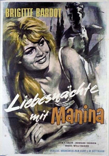 Affiche - MANINA, LA FILLE SANS VOILE - Ressortie 60x80cm