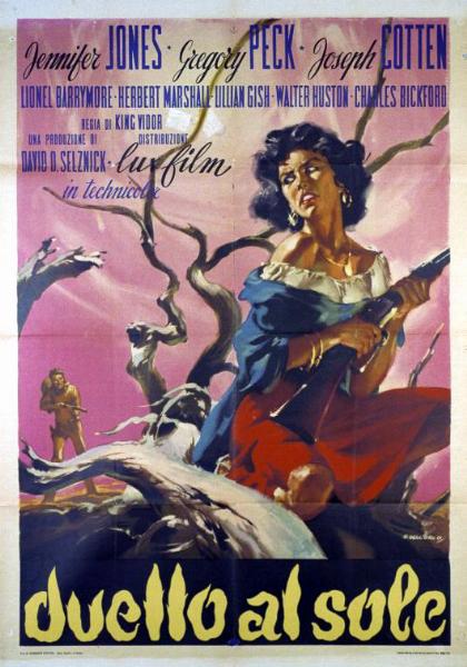 Affiche - DUEL AU SOLEIL - 100x140cm