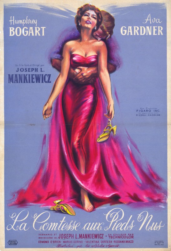 Repro 30x40cm - COMTESSE AUX PIEDS NUS (la) - Française