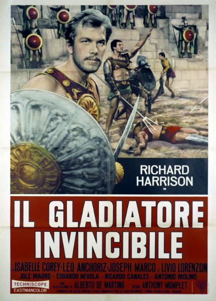Affiche - GLADIATORE INVINCIBILE (il) - 100x140cm