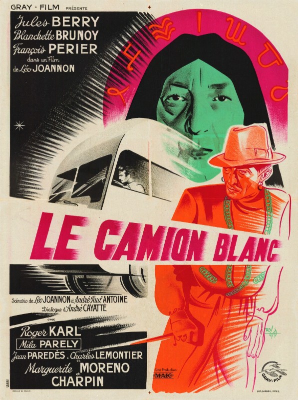 Repro 30x40cm - CAMION BLANC (le) - Française