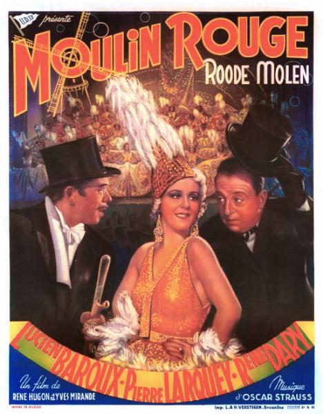 Repro 30x40cm - MOULIN ROUGE - Belge