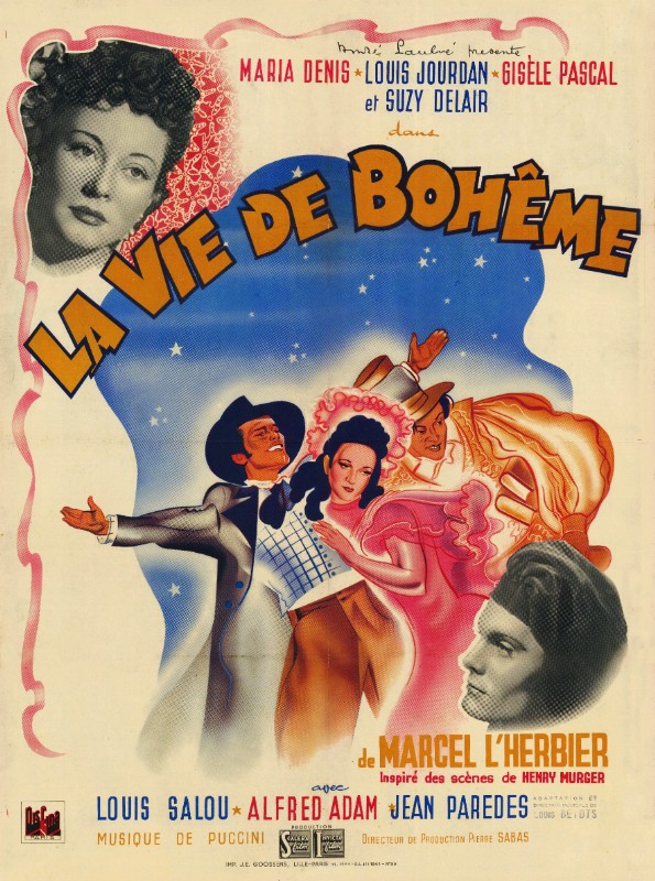 Repro 30x40cm - VIE DE BOHEME (la) - Française