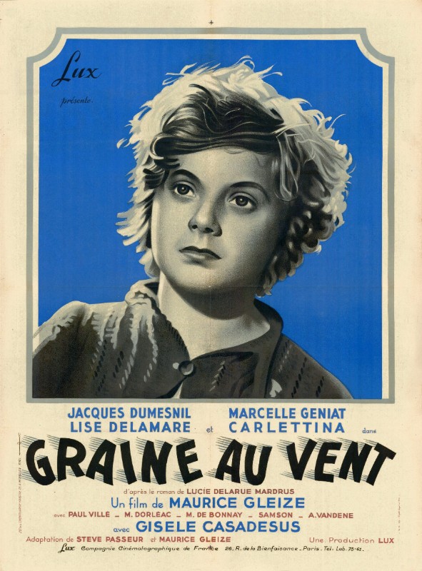 Repro 30x40cm - GRAINE AU VENT - Française