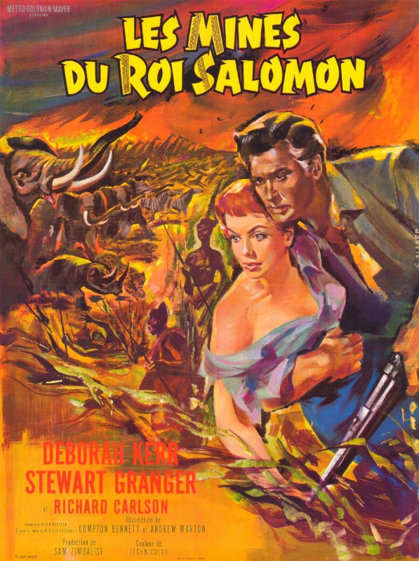 Repro 30x40cm - MINES DU ROI SALOMON (les) - Française