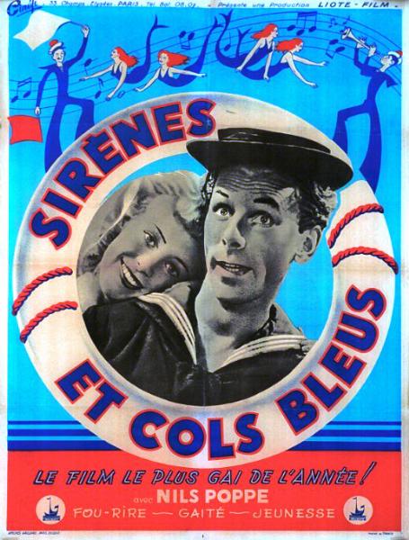 Affiche - SIRENES ET COLS BLEUS - 60x80cm